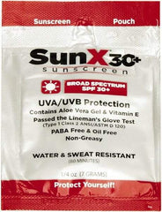 North - 0.25 oz Packet Sunscreen - SPF 30, 300 Packets - Strong Tooling