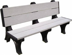 Vestil - 4' Long x 28" Wide, Recycled Plastic Bench Seat - Strong Tooling