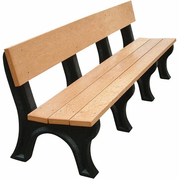 Vestil - 8' Long x 26-1/4" Wide, Recycled Plastic Bench Seat - Strong Tooling