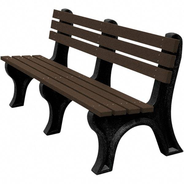 Vestil - 6' Long x 26-1/4" Wide, Recycled Plastic Bench Seat - Strong Tooling