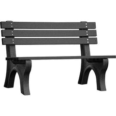 Vestil - 4' Long x 26-1/4" Wide, Recycled Plastic Bench Seat - Strong Tooling