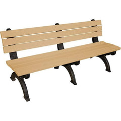 Vestil - 6' Long x 29" Wide, Recycled Plastic Bench Seat - Strong Tooling