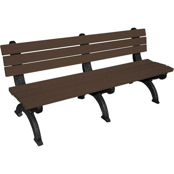 Vestil - 6' Long x 29" Wide, Recycled Plastic Bench Seat - Strong Tooling