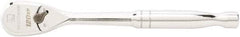 GearWrench - 3/8" Drive Pear Head Ratchet - Full Polish Chrome Finish, 8" OAL, 60 Gear Teeth, Full Polished Handle, Standard Head - Strong Tooling