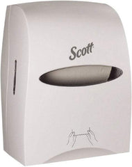 Scott - Hands Free, Plastic Paper Towel Dispenser - 16.13" High x 12.63" Wide x 10.2" Deep, 1 Roll, White - Strong Tooling