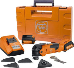 Fein - 12 Volt Cordless Multi-Tool Kit - 11,000 to 18,000 RPM - Strong Tooling