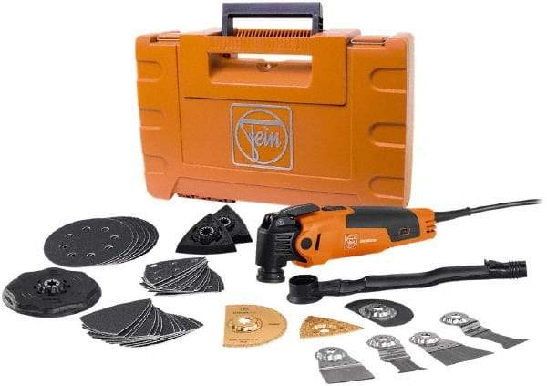 Fein - 120 Volt Electric Multi-Tool Kit - 10,000 to 19,500 RPM, 3 Amps - Strong Tooling