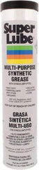 Synco Chemical - 14.1 oz Cartridge Synthetic Lubricant w/PTFE General Purpose Grease - Translucent White, Food Grade, 450°F Max Temp, NLGIG 000, - Strong Tooling