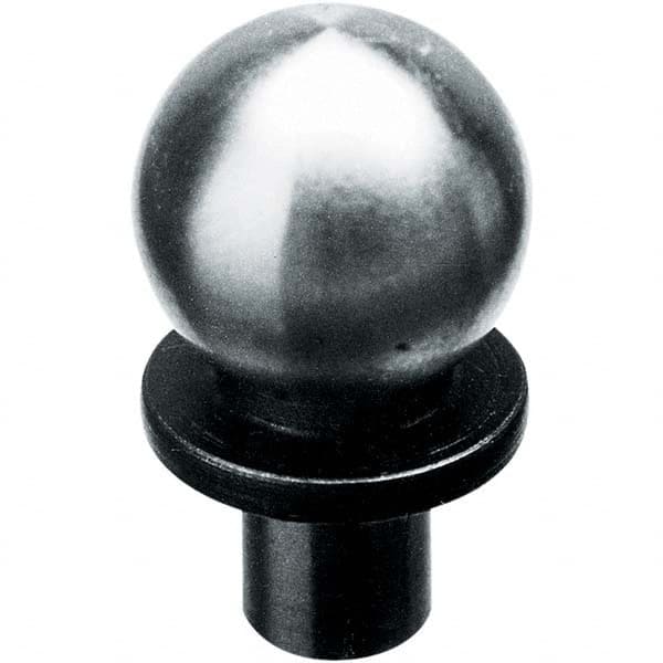 TE-CO - 12mm Ball Diam, 6mm Shank Diam, Alloy Steel Inspection Tooling Ball - Strong Tooling