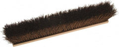 O-Cedar - 24" Rough Surface Palmyra Push Broom - 4" Bristle Length, Wood Block, Threaded Handle Connection, Handle Sold Separately - Strong Tooling