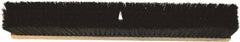 O-Cedar - 24" Medium Duty Polypropylene Push Broom - 3" Bristle Length, Wood Block, Threaded Handle Connection, Handle Sold Separately - Strong Tooling