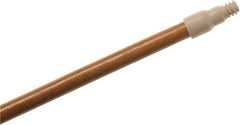 O-Cedar - 60 x 1" Wood Squeegee Handle - Threaded Connection, Tan - Strong Tooling