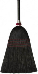 O-Cedar - 53-1/2" OAL Corn Bristle Broom - 42" Long Wood Handle, 11-1/2" Bristle Length, 12" Wide, Water Resistance - Strong Tooling