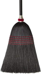 O-Cedar - 57" OAL Corn Bristle Broom - 42" Long Wood Handle, 15" Bristle Length, 14" Wide, Water Resistance - Strong Tooling