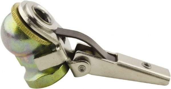 Milton - 150 Max psi Closed Check Zinc Air Chuck - Clip On Chuck, 1/4 FNPT - Strong Tooling