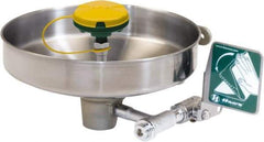 Haws - 14-3/4" Wide x 7" High, Wall Mount, Stainless Steel Bowl, Eye & Face Wash Station - 30 to 90 psi Flow, 3.7 GPM Flow Rate - Strong Tooling