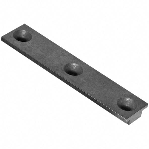 Raptor Workholding - 1 Piece Vise 1/8" Parallel Master Jaw Insert - Steel, 3/4" Long, 0.308" High - Strong Tooling