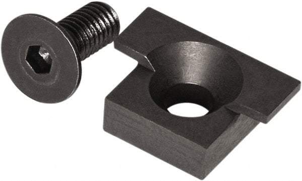 Raptor Workholding - 2 Piece Vise Jaw Plate - Steel, 1/2" Long - Strong Tooling