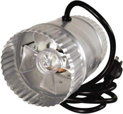 Suncourt - 4" Diam, 0.3 Amp, 120 Volt Duct Fan - 65 CFM, Single Speed - Strong Tooling