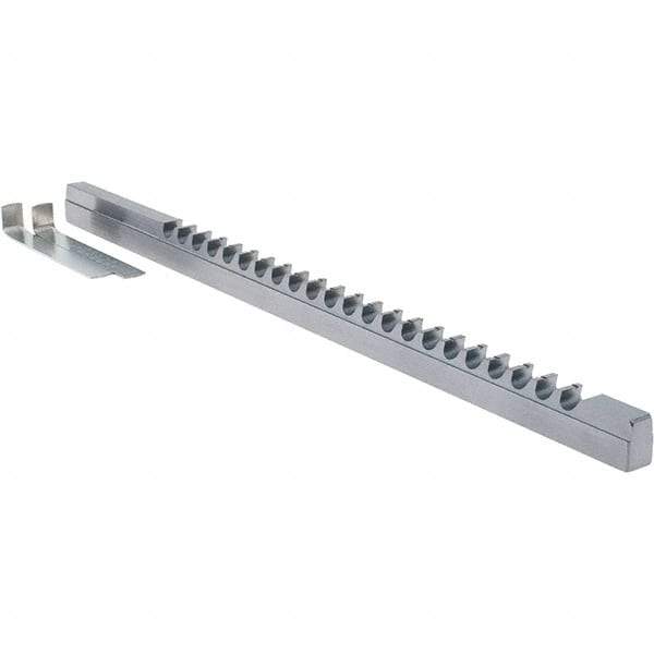 Dumont Minute Man - 8mm Keyway Width, Style C, Keyway Broach - High Speed Steel, TiAlN Finish, 3/8" Broach Body Width, 25/64" to 2-1/2" LOC, 11" OAL - Strong Tooling