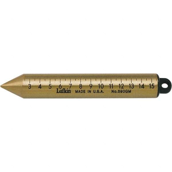 Lufkin - Plumb Bobs Weight (oz.): 20.00 Material: Brass - Strong Tooling