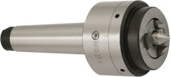 Bison - 5MT Mount, 1.18 to 3.94" Clamping Diam, Centered Pin Face Driver - 1.653" Min Turning Diam, Hydraulic Face Driver Actuation - Strong Tooling