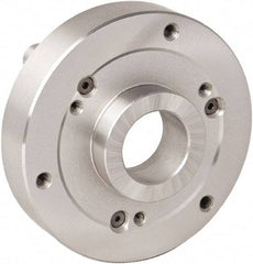 Bison - Adapter Back Plate for 10" Diam Bison Set-Tru Lathe Chucks - D1-4 Mount, 60.5mm Through Hole Diam - Strong Tooling