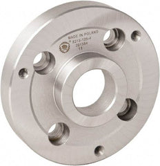 Bison - Adapter Back Plate for 5" Diam Bison Set-Tru Lathe Chucks - A1/A2-6 Mount, 35mm Through Hole Diam - Strong Tooling