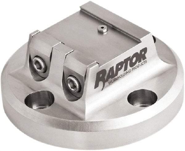 Raptor Workholding - 1-1/2" Jaw Width, 2" High Dovetail Vise - For Use with 4 & 5 Axis Workholding Systems - Strong Tooling