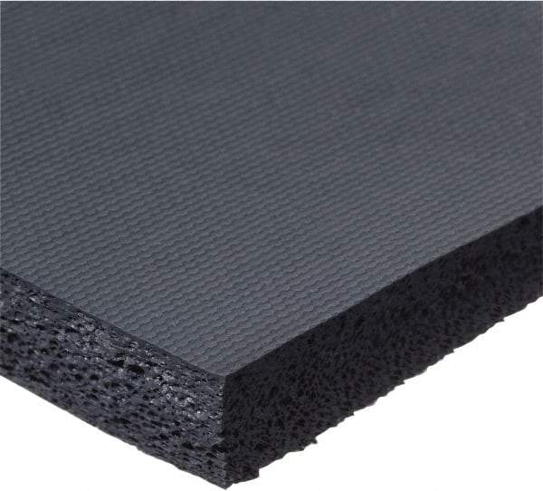 Value Collection - 1/8" Thick x 2" Wide x 10' Long Blue Closed Cell Silicone Foam Rubber Roll - Stock Length, Plain Back, -100°F to 500°F - Strong Tooling