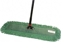 O-Cedar - 60" Long x 24" Wide Cotton & Metal Dust Mop Kit - White, Green & Black, Snap-On - Strong Tooling