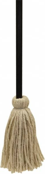 O-Cedar - White Deck Mop - 20" Long x 3-1/2" Wide Head, 48" Long Handle, Cotton Head - Strong Tooling