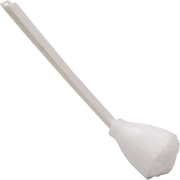 O-Cedar - 13" OAL Toilet Bowl Swab - Acrylon Bristles, Plastic Handle, White - Strong Tooling