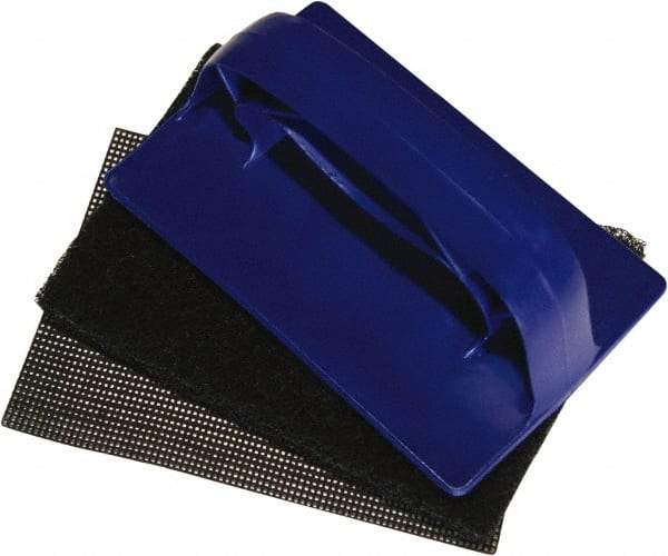 O-Cedar - 5-1/2" Long x 3-1/2" Wide x 2" Thick Scouring Pad - Heavy-Duty, Blue - Strong Tooling