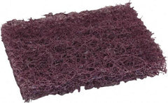 O-Cedar - 6" Long x 3-1/2" Wide x 7/8" Thick Scouring Pad - Heavy-Duty, Purple - Strong Tooling