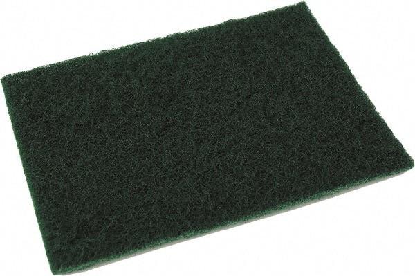 O-Cedar - 9" Long x 6" Wide x 1/2" Thick Scouring Pad - Heavy-Duty, Green - Strong Tooling