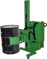 Valley Craft - 1,000 Lb Load Capacity, 30 & 55 Gal Drum Stacker/Rotator - 32" Wide x 78" High, 4 Steel Wheels - Strong Tooling