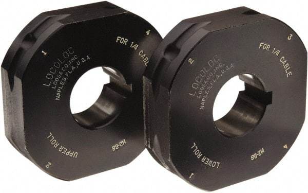 Loos & Co. - 7/32" Ball Terminal Roll Die - Metal/Black - Strong Tooling