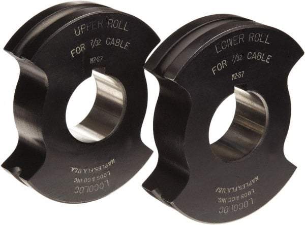 Loos & Co. - 5/16" Straight Shank Terminal Roll Crimping Die - Metal/Black - Strong Tooling