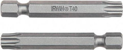 Irwin - T7 Torx Bit - 1/4" Hex Drive, 2-3/4" OAL - Strong Tooling