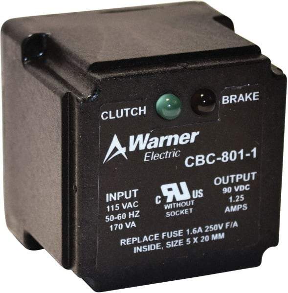 Warner Electric - Octal Socket Clutch Power Supply - For Use with Any 90V Clutch or Brake - Strong Tooling