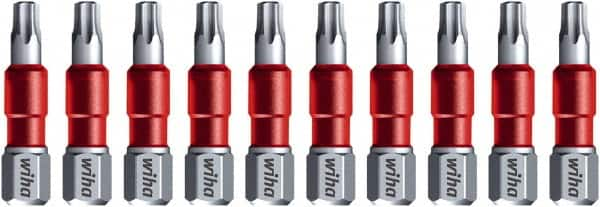 Wiha - T30 Torx Bit - 1/4" Hex Drive, 1-9/64" OAL - Strong Tooling