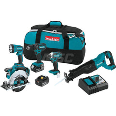 Cordless Tool Combination Kit: 18V