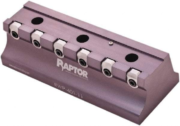 Raptor Workholding - 1-1/2" Jaw Width, 12" High x 17" Long x 7" Wide Dovetail Vise - For Use with 4 & 5 Axis Workholding Systems - Strong Tooling