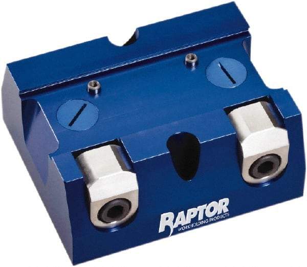 Raptor Workholding - 2-1/4" Jaw Width, 10" High x 8" Long x 10" Wide Dovetail Vise - For Use with 4 & 5 Axis Workholding Systems - Strong Tooling