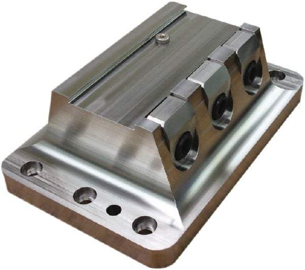 Raptor Workholding - 2-3/4" Jaw Width, 10" High x 10" Long x 8" Wide Dovetail Vise - For Use with 4 & 5 Axis Workholding Systems - Strong Tooling