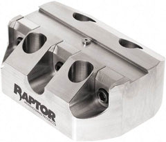 Raptor Workholding - 3/4" Jaw Width, 2" High x 5" Long x 3.9" Wide Dovetail Vise - For Use with 4 & 5 Axis Workholding Systems - Strong Tooling