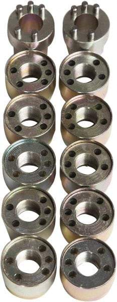 Jendyk - Wheel Lock Set - For Use with Hub-Piloted Wheels (M22 x 1.5 Thread Size) - Strong Tooling