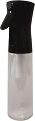 PRO-SOURCE - 10 oz Polyethylene Bottle & Trigger Sprayer - Black - Strong Tooling