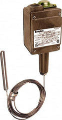 Barksdale - 50 to 250°F Remote Mount Temperature Switch - 3/8 x 4-1/16 Capillary, 304 Stainless Steel, ±1% of mid-60% of F.S. - Strong Tooling